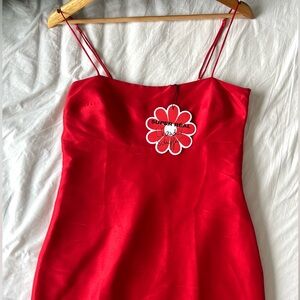 NWT Realisation Par x Claudia Schiffer “The Uta” Red Dress